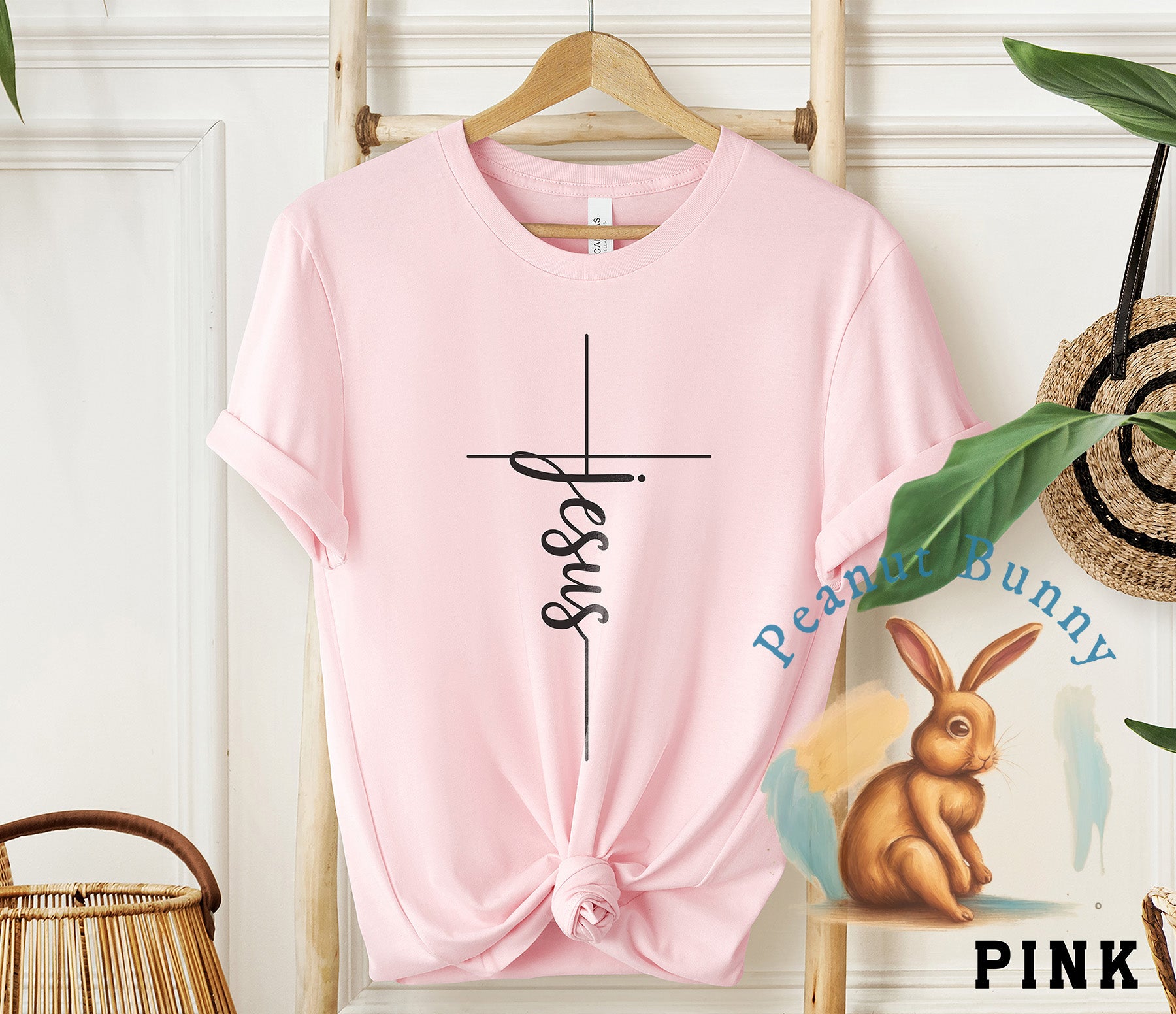 Jesus-Cross-Thin Christian DTF 406