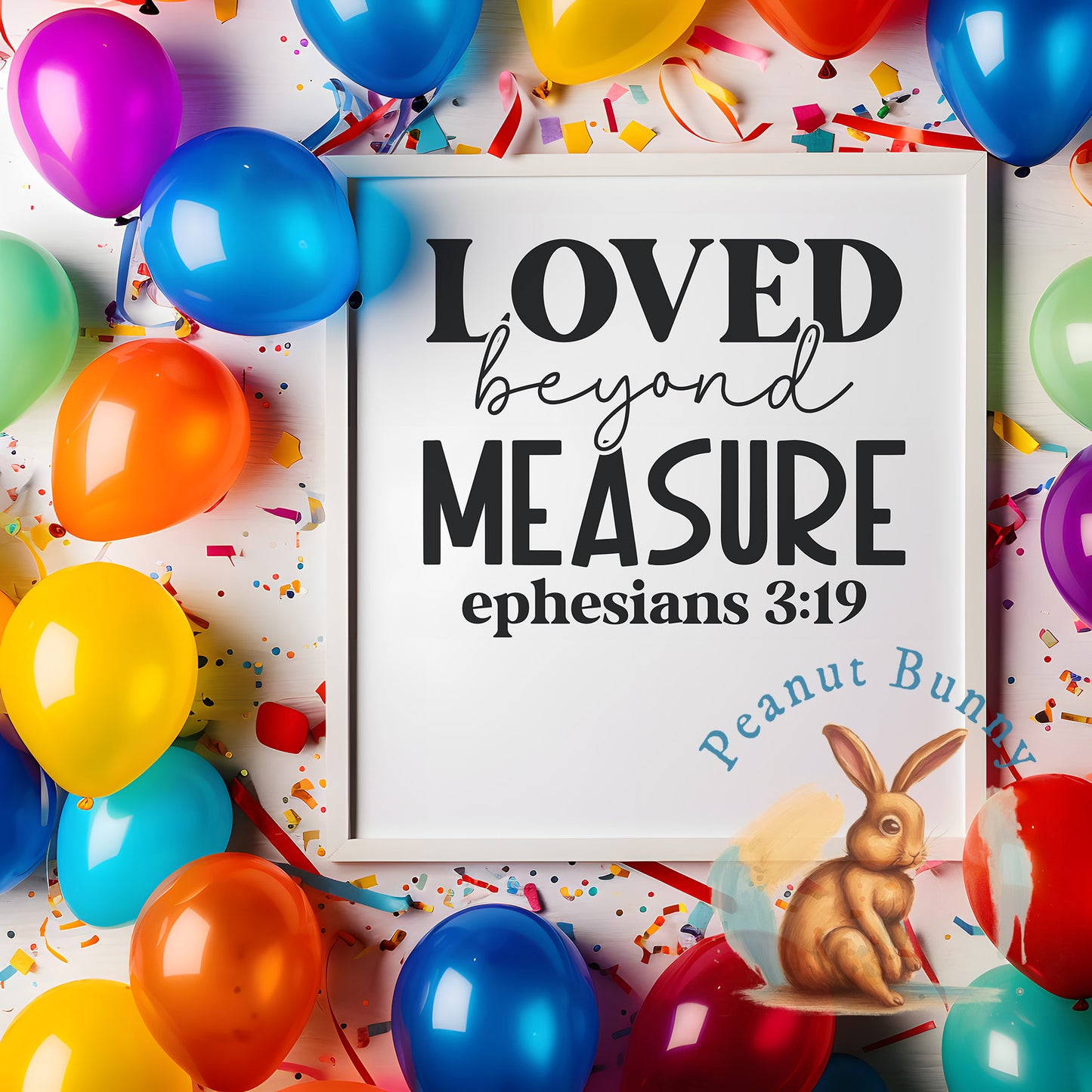 Loved beyond measure ephesians 3 19-01 Christian DTF 429