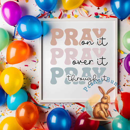 Pray On It Christian DTF 41