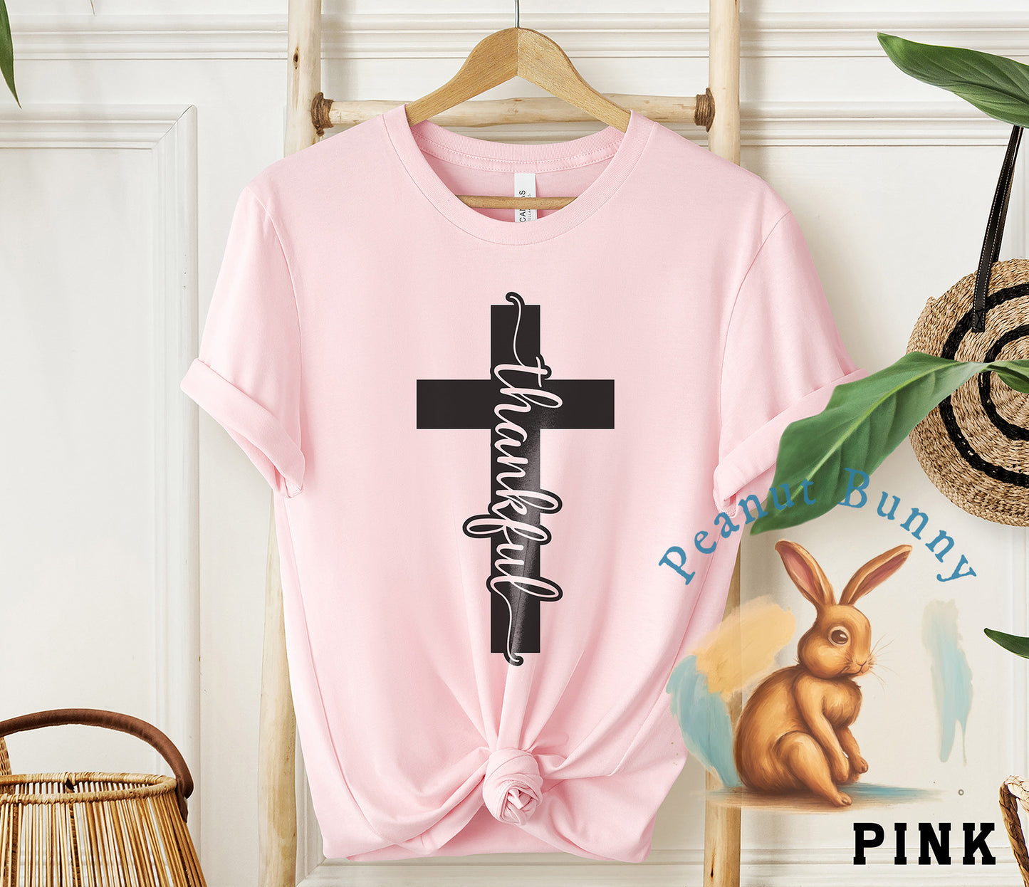 Thankful-Cross-Solid Christian DTF 569
