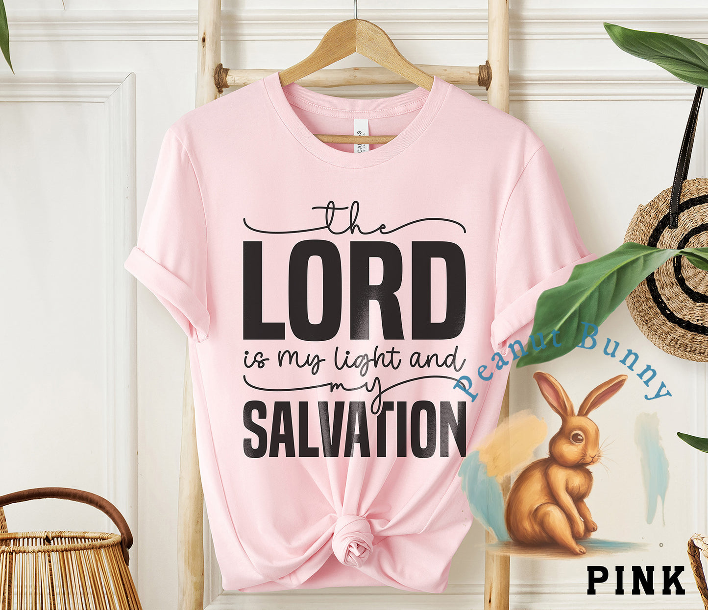The lord is my light and my salvation-01 Christian DTF 574