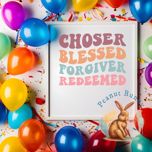 Chosen Blessed Forgiven Redeemed-01 Christian DTF 260